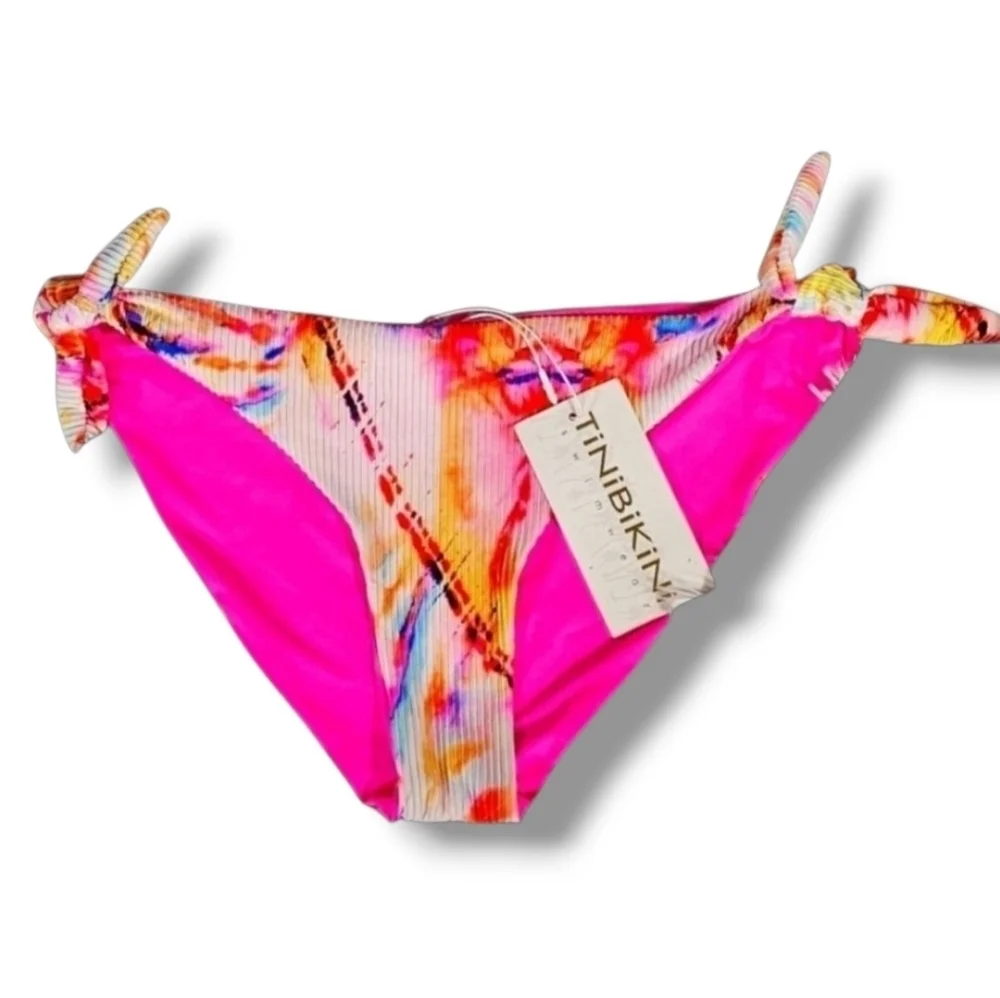 TINIBIKINI | CHEEKY BIKINI BOTTOMS WITH REMOVABLE BOW TIES - NWT!